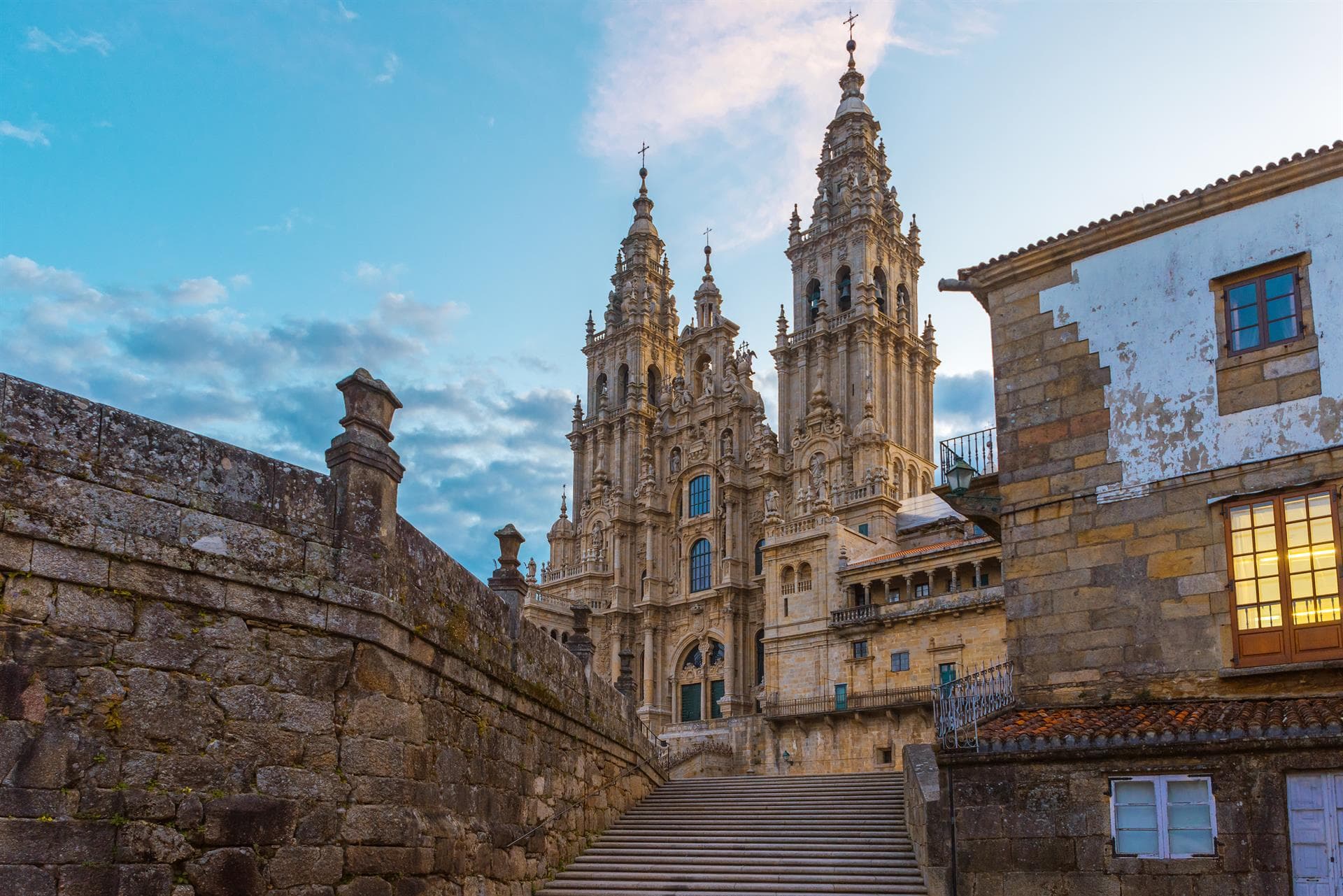 Catedral de Santiago en ruta de autocaravana por Galicia
